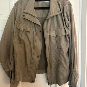 BE COOL Utility Jacket in Tan